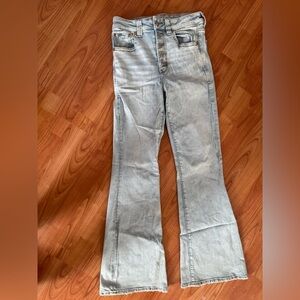 Light Blue American Eagle flare Women's Jeans